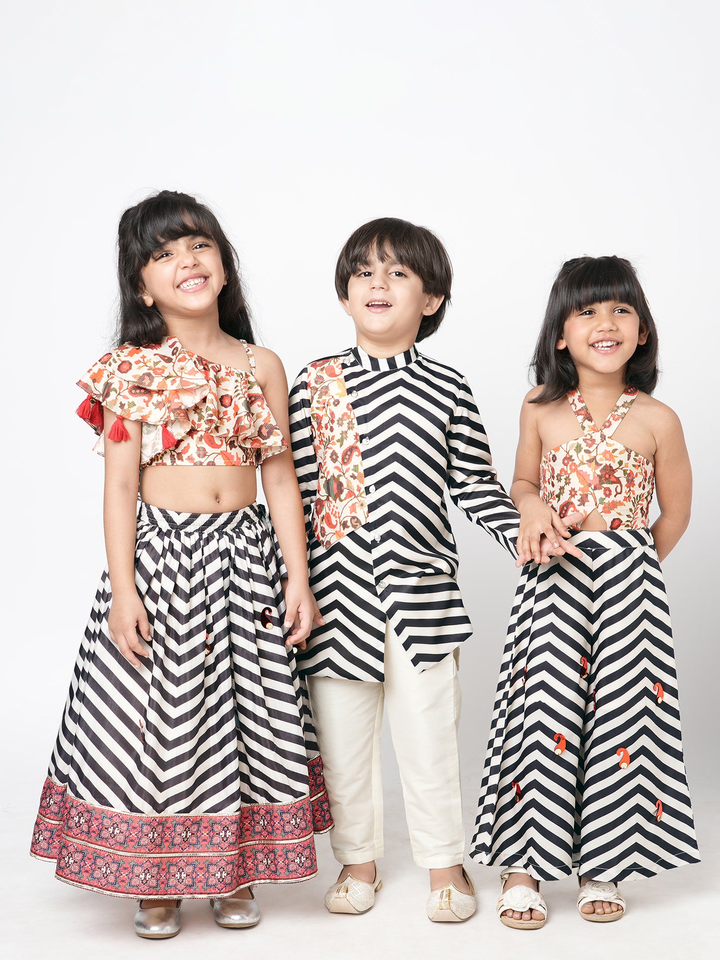 Girl - Chromatic Print Lehanga Choli