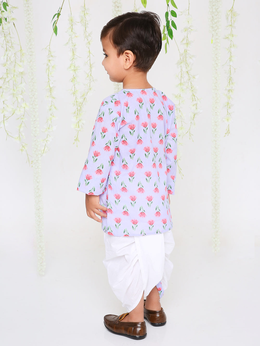 Boy - Light Blue Kurta & Dhoti Set