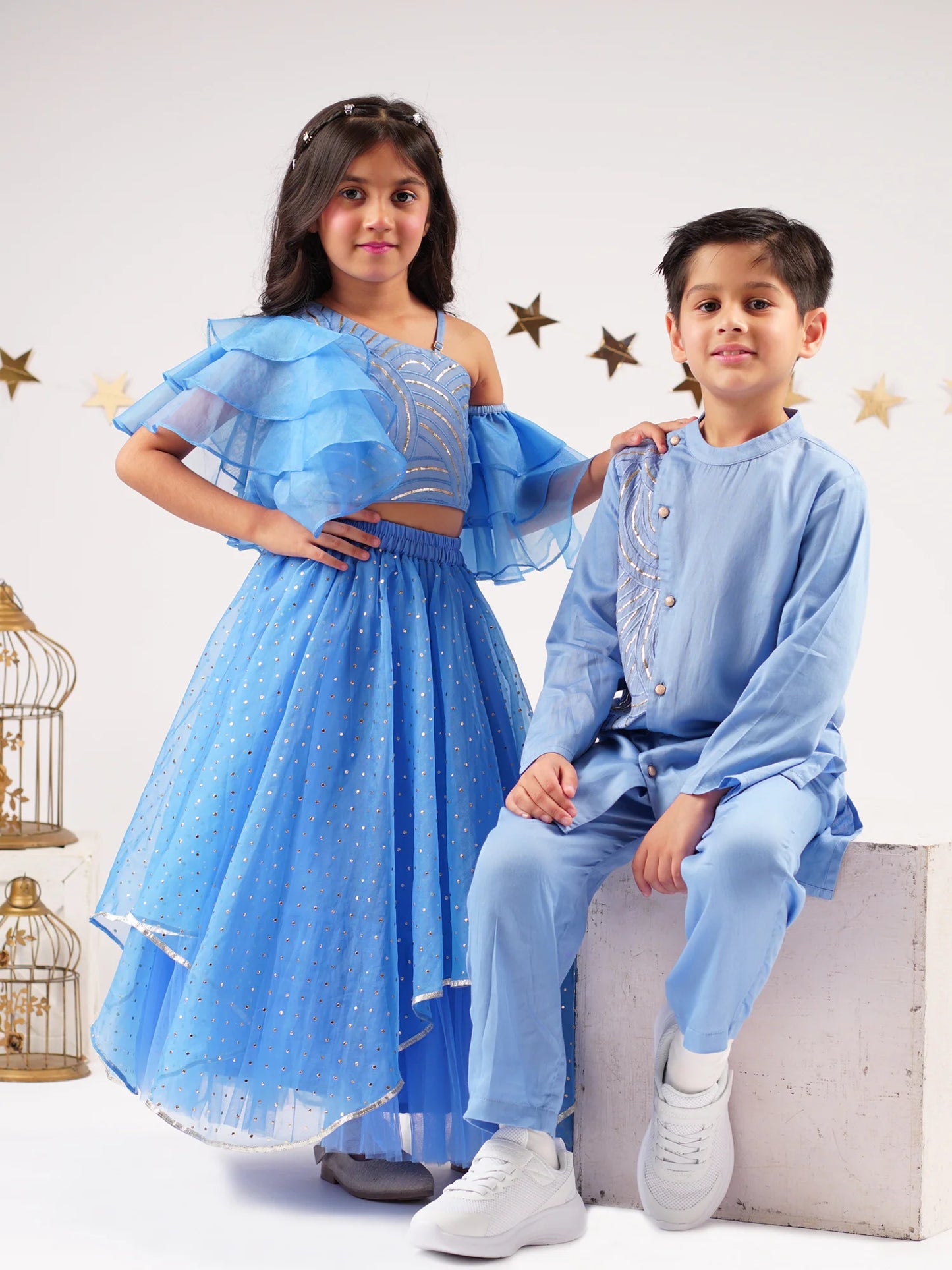 Girl - Blue Lehanga Choli