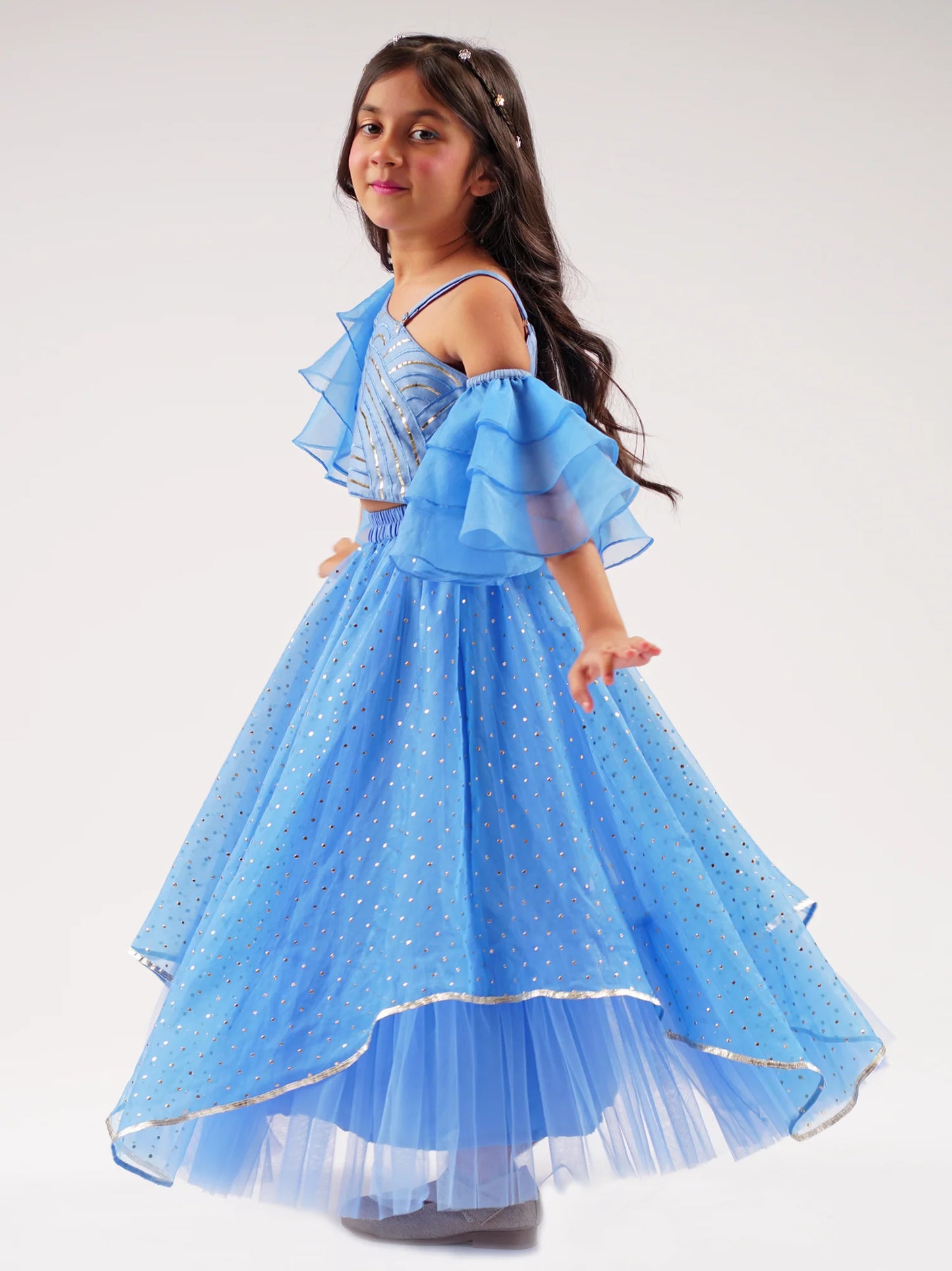 Girl - Blue Lehanga Choli