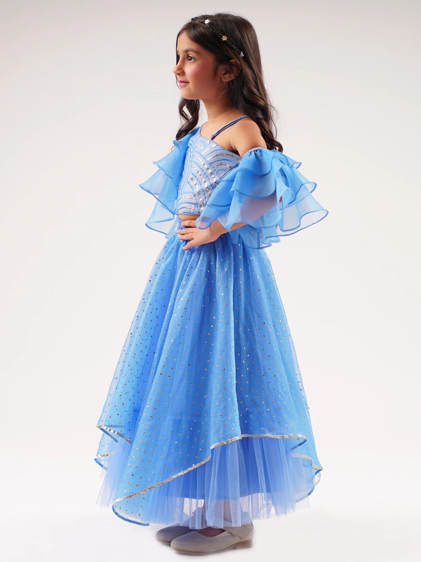 Girl - Blue Lehanga Choli