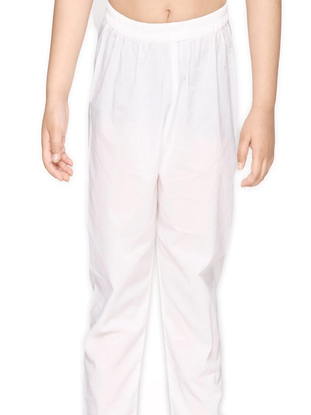 Boy - Offwhite & Pink Raw Silk (with Cotton Lining) Kurta Set