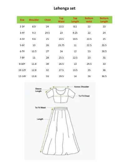 Girl - Offwhite & Pink Floral Print Lehanga Choli with Dupatta