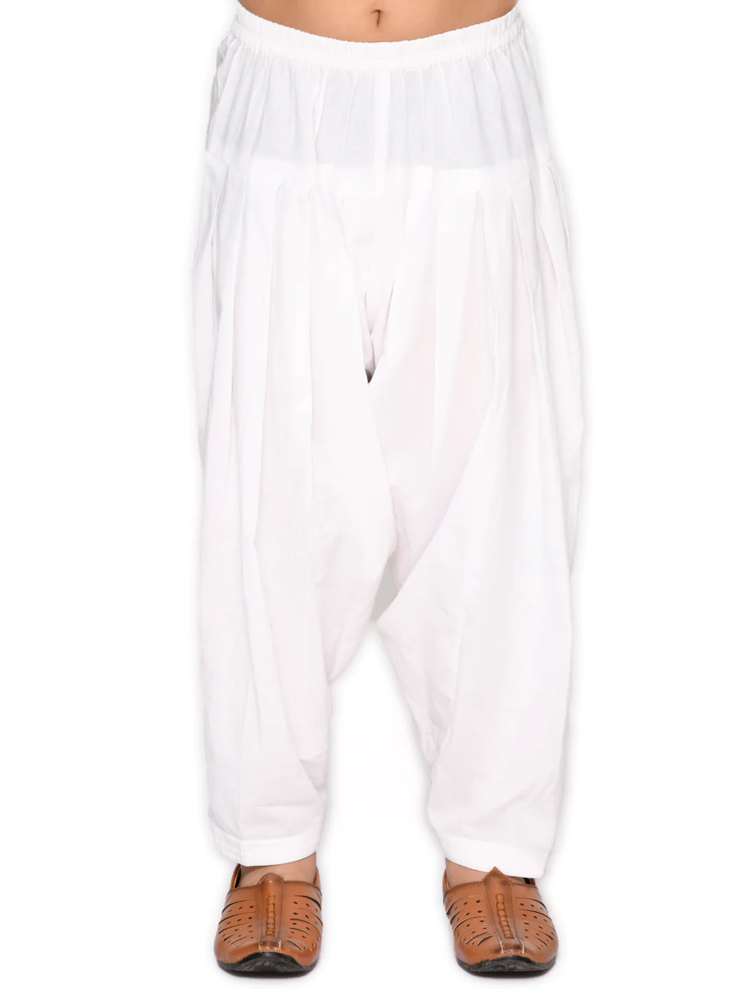 Boy - White & Blue Embroidery Cotton Kurta Set