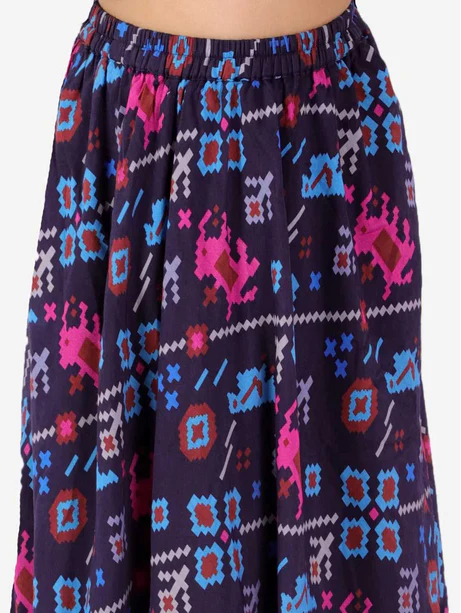 Girl - Navy Blue Lehanga Choli