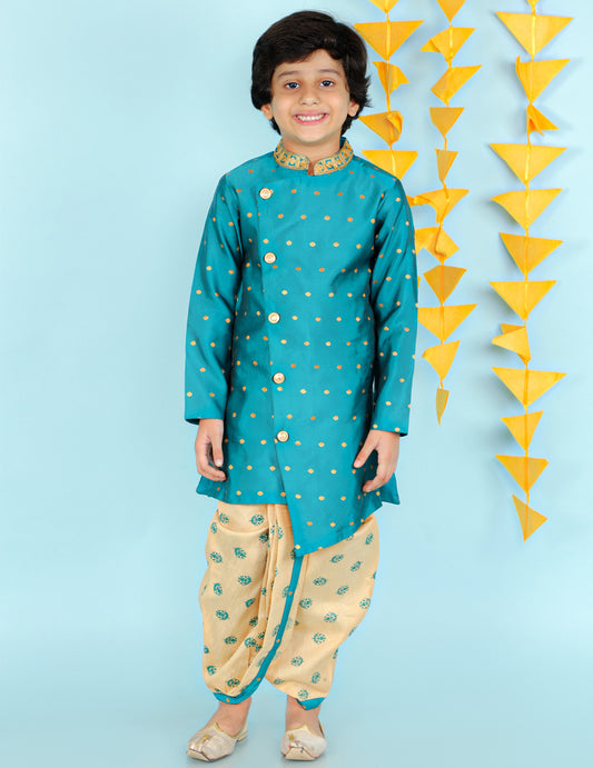 Boy - Blue Shervani with Dhoti