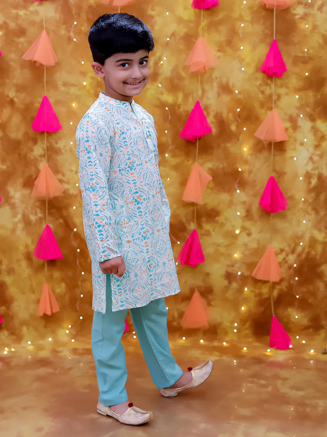 Boy - Cotton Kurta Pyjama Set