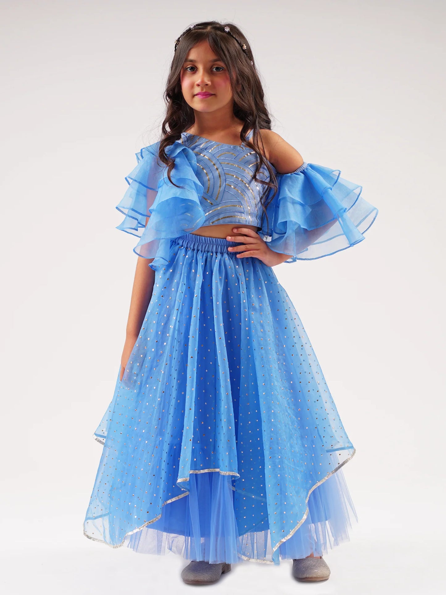 Girl - Blue Lehanga Choli