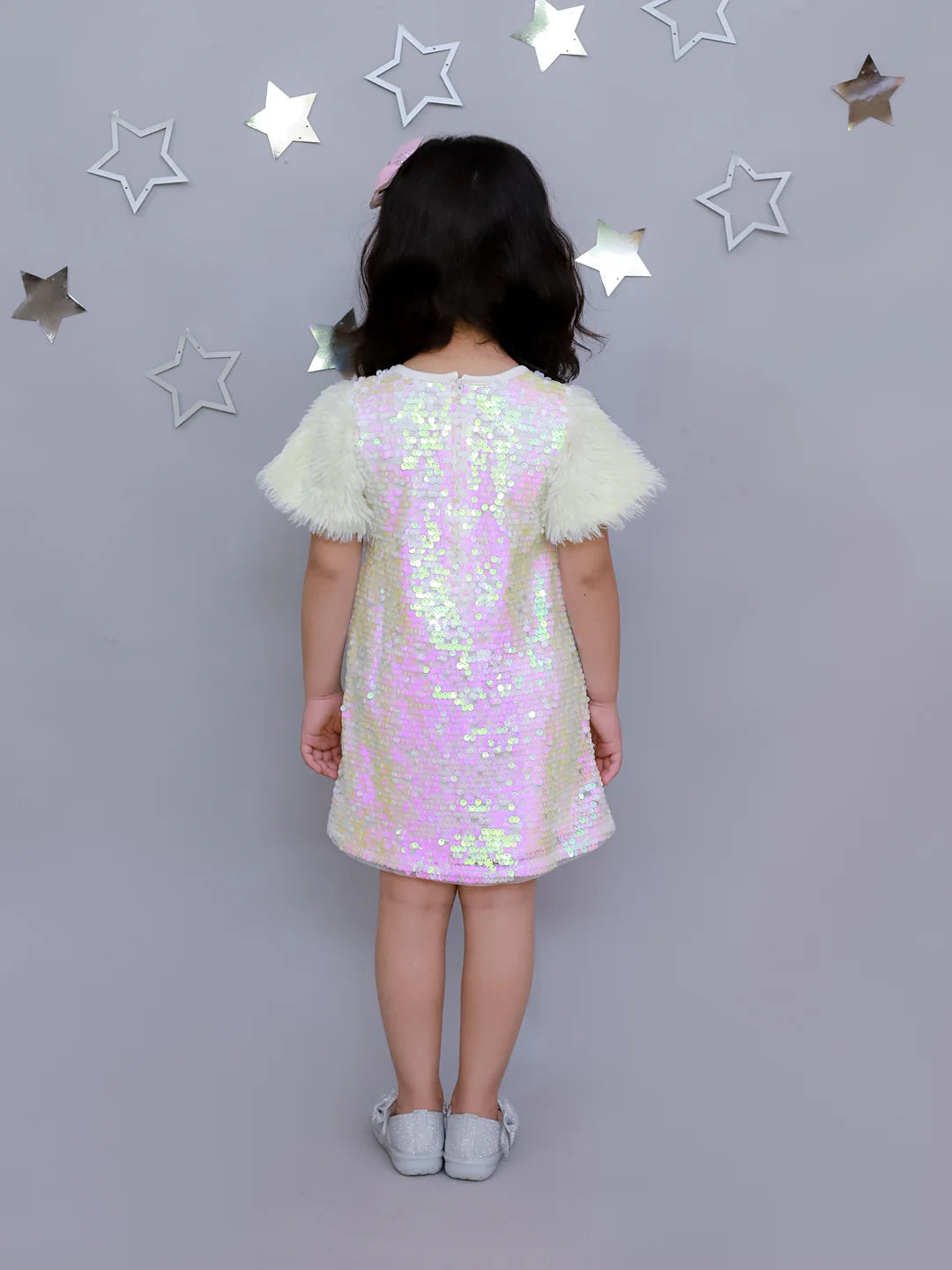 Girl - Razzle Dazzle Girls Party White Dress