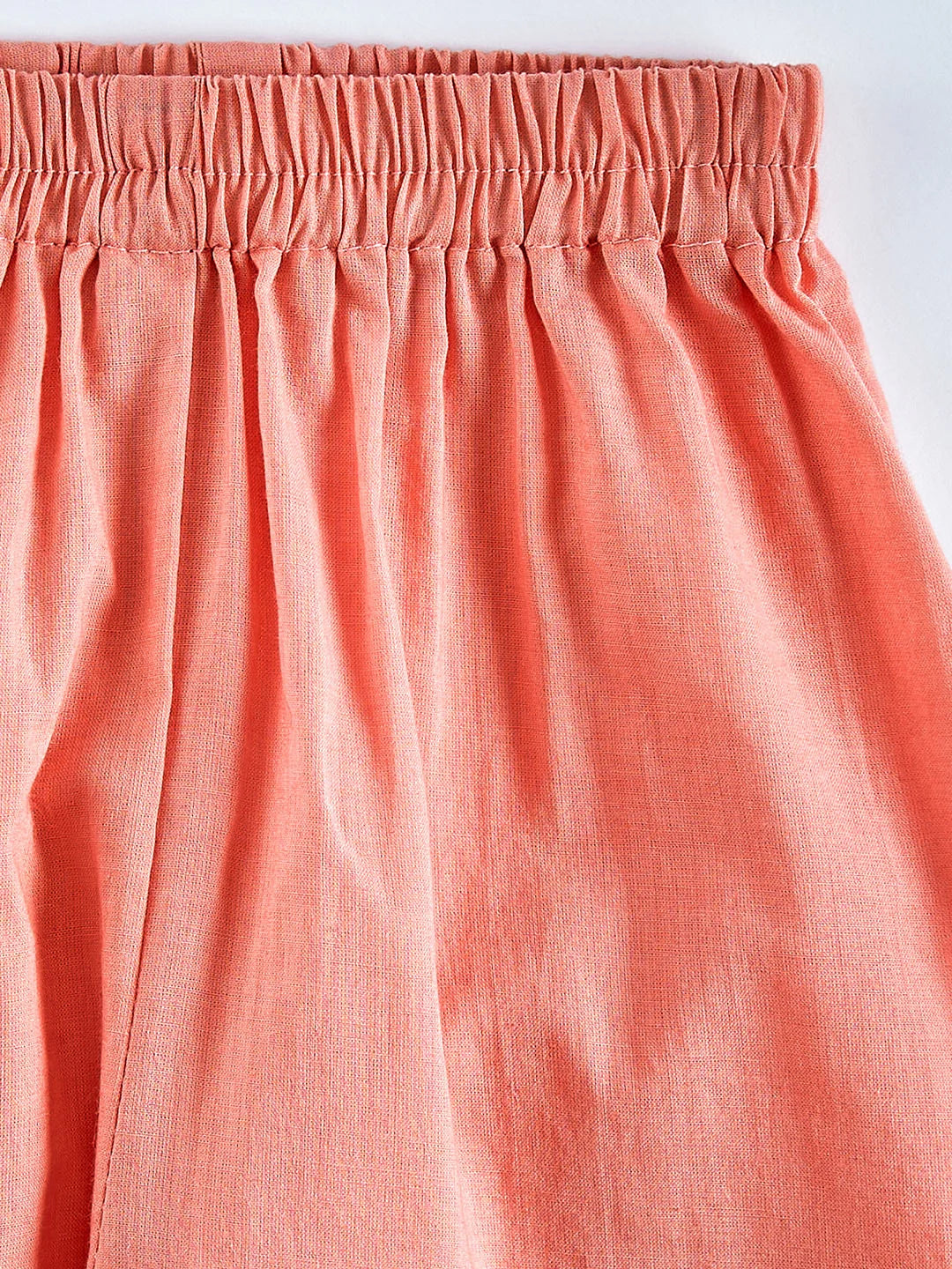 Girl - Peach Kurta and Pant Set