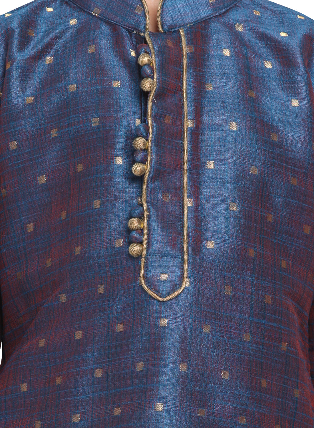 Boy - Navy Blue Kurta Pyjama Set