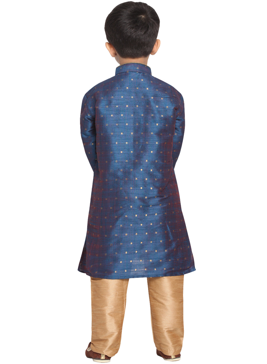 Boy - Navy Blue Kurta Pyjama Set